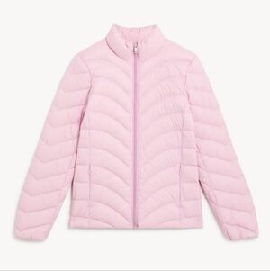 Marks & Spencer Stormwear™ 90% Down Padded Puffer Jacket Cool Pink US16 XL EUC